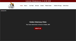 Desktop Screenshot of holdenvet.com